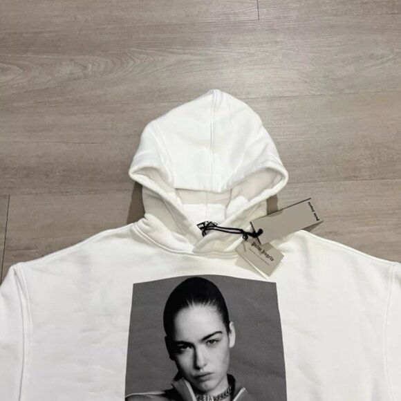 Palm Angels X David Sims Photo Print Oversized Hoodie Sweatshirt NWT - Picture 3 of 8